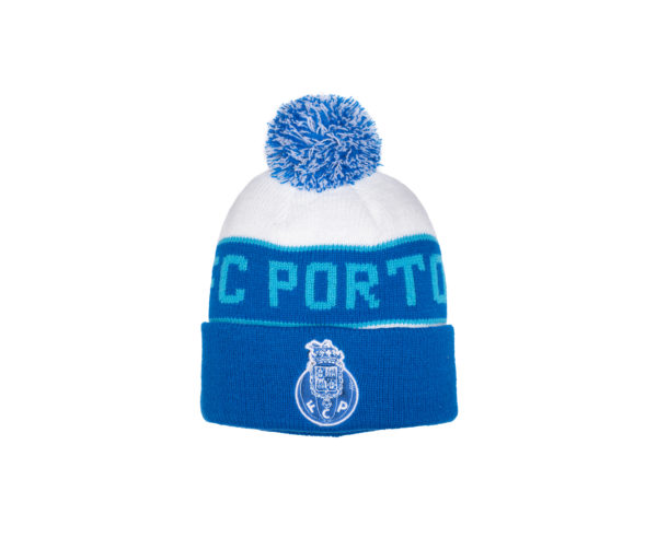 Porto Beanie Blue Pom