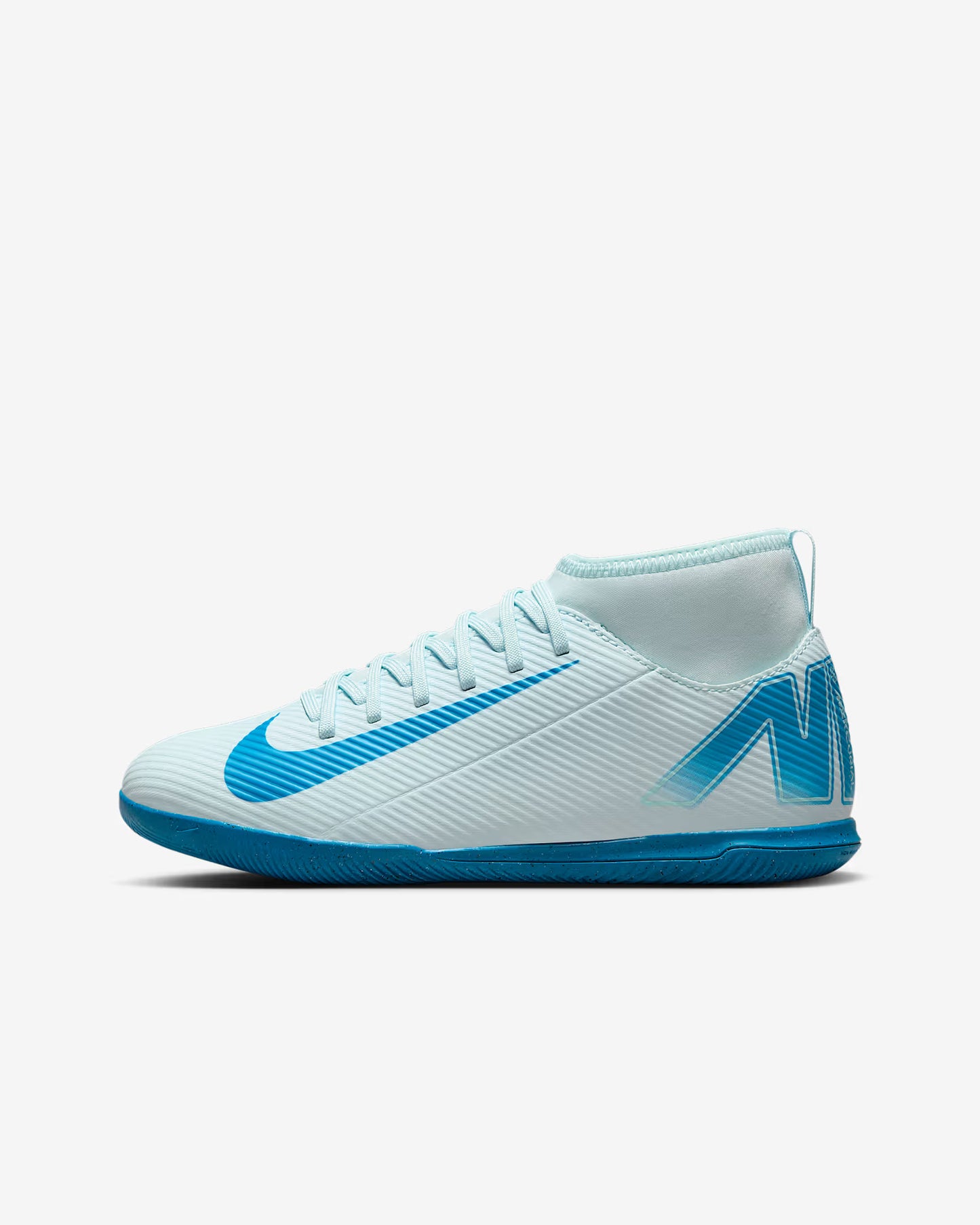Nike Mercurial Superfly 10 Indoor Club Bleu glacier/Bleu orbite Jeunesse
