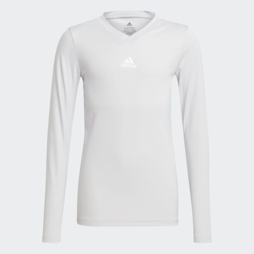 Adidas Team Base Compression Tee Light Grey Youth