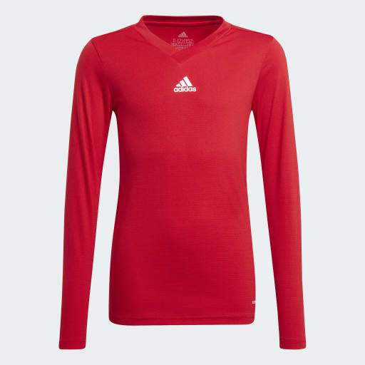 T-shirt de compression Adidas Team Base Rouge Jeunesse