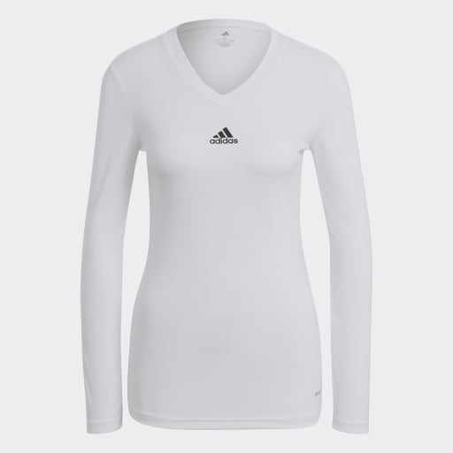 Adidas Team Base Compression Tee White Women's