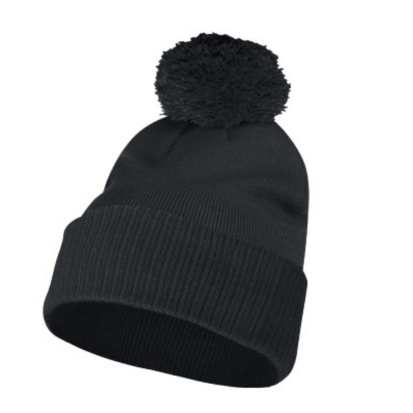 Adidas Solid Cuffed Pom Beanie Black