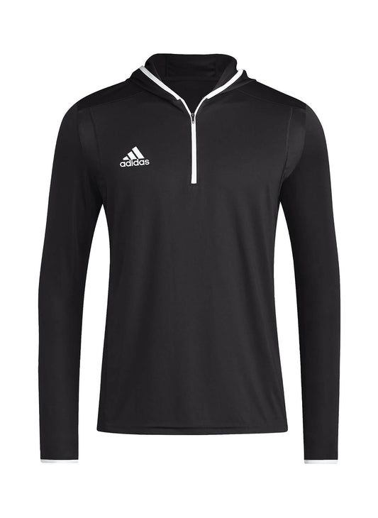Sweat à capuche zippé 1/4 Adidas Team Issue noir