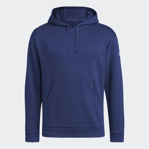 Sweat à capuche en polaire Adidas bleu marine