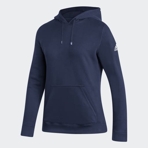 Sweat à capuche en polaire Adidas bleu marine pour femme