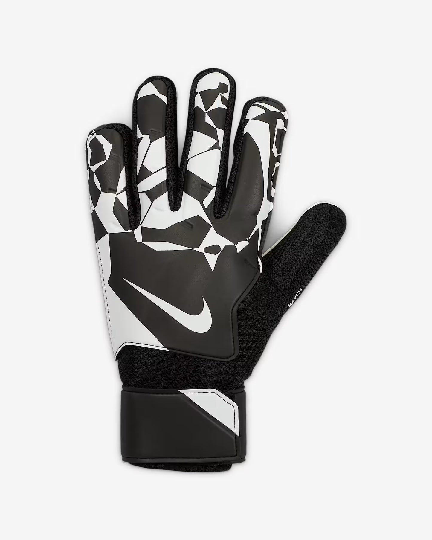 Gants de gardien de but Nike Match Noir/Blanc/Blanc