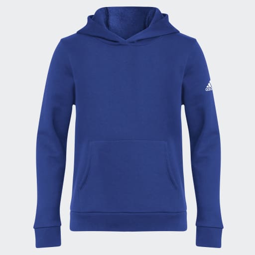 Sweat à capuche en polaire Adidas bleu roi pour jeunes