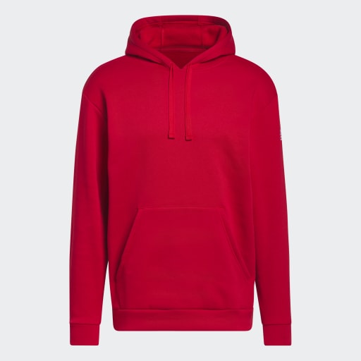 Sweat à capuche en polaire Adidas rouge