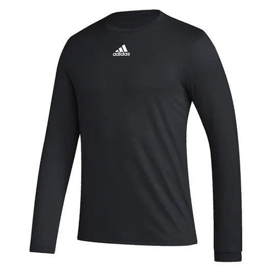 Adidas Pre Game Long Sleeve T-Shirt Black