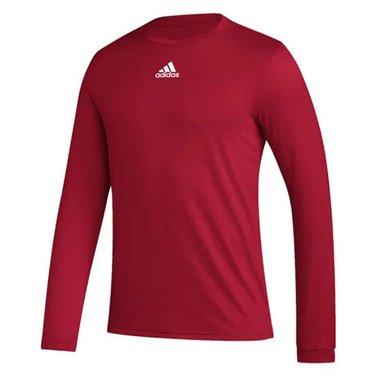 Adidas Pre Game Long Sleeve T-Shirt Red