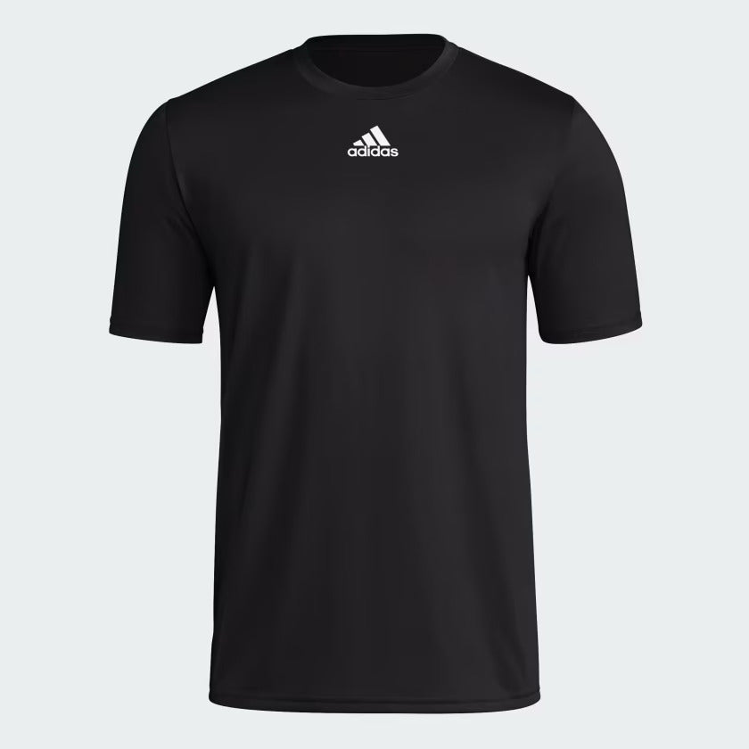 T-shirt d'avant-match Adidas noir