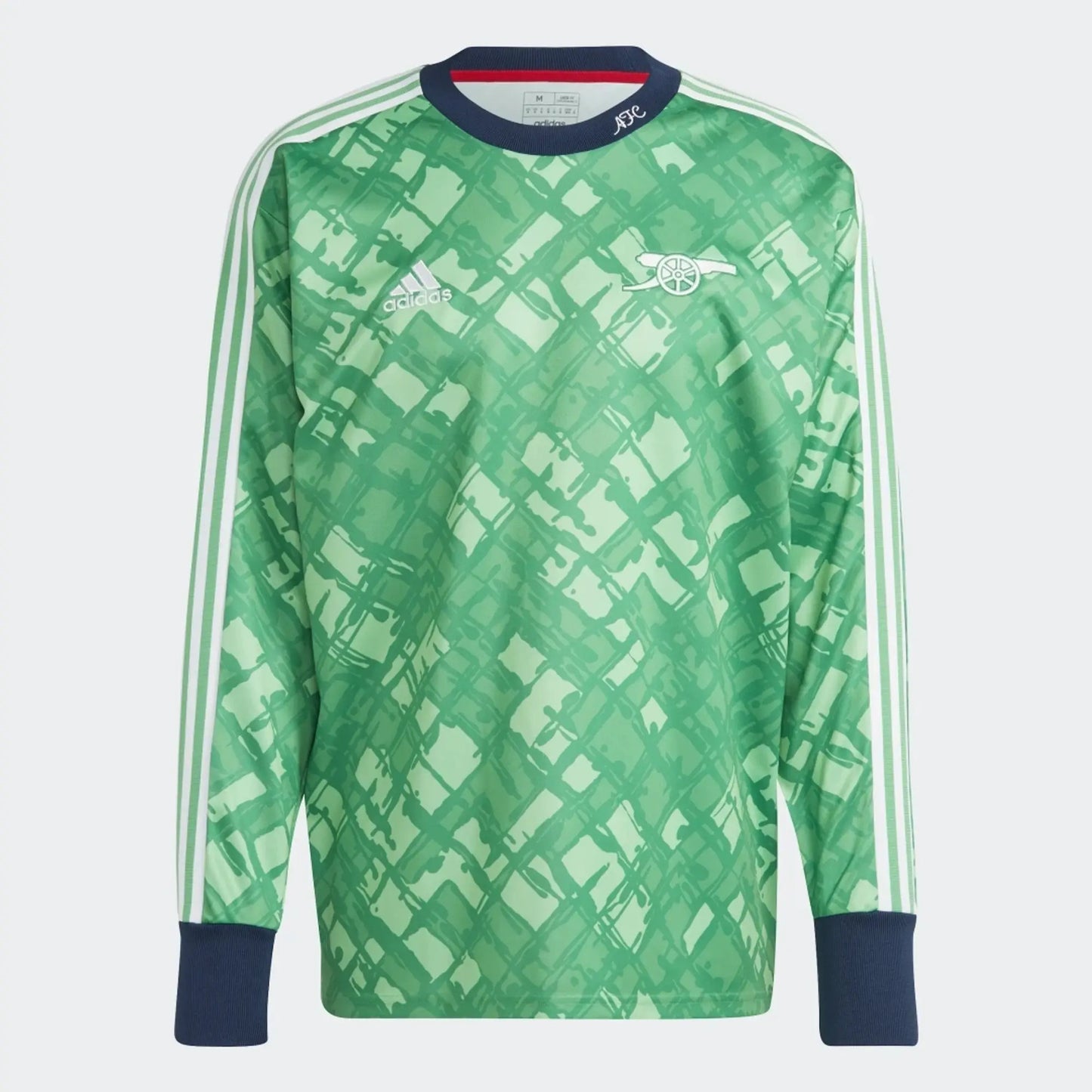 Maillot rétro iconique de gardien de but Adidas d'Arsenal