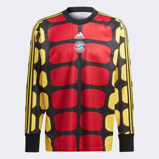 Maillot rétro iconique de gardien de but Adidas Bayern Munich