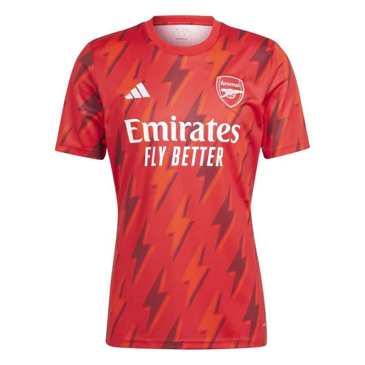 Maillot d'entraînement d'avant-match Adidas Arsenal 23/24