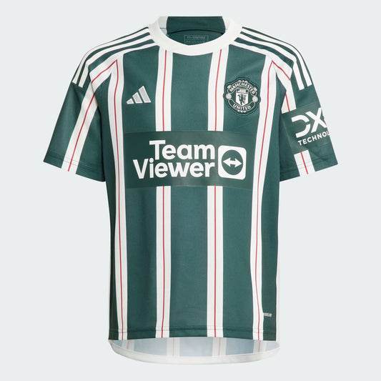 Maillot extérieur Adidas Manchester United 2023/2024 pour jeunes