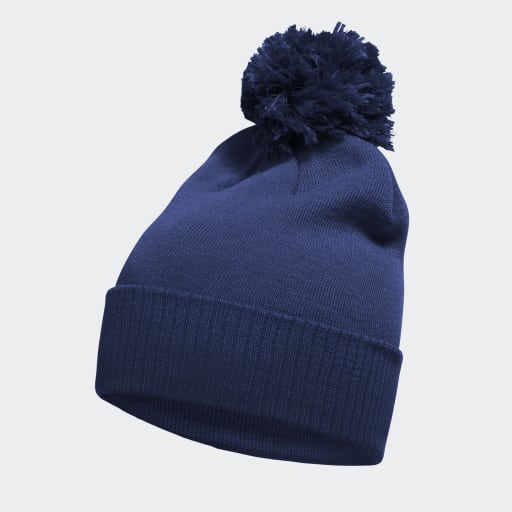 Adidas Solid Cuffed Pom Beanie Navy Blue