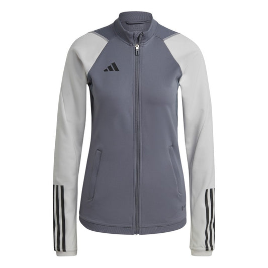 Veste de survêtement de compétition Adidas Tiro 23 Gris Femme