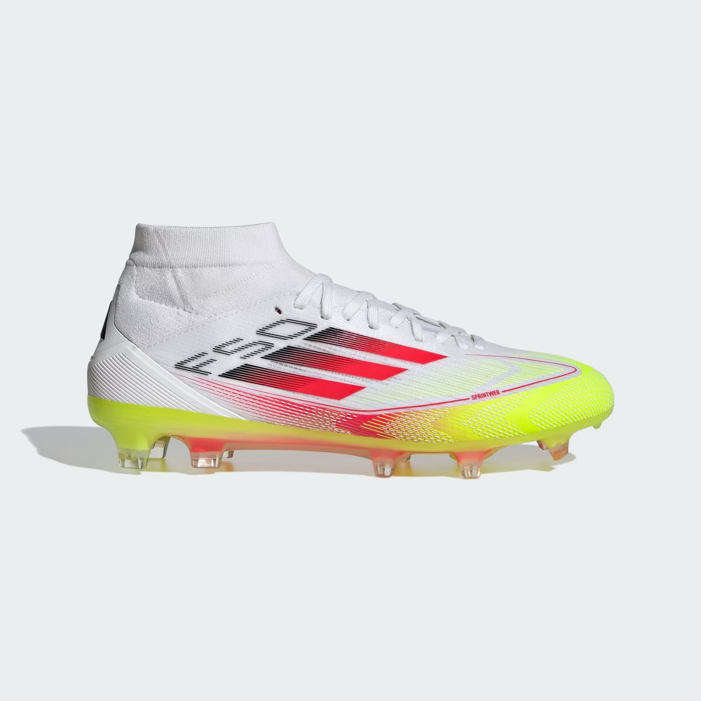 Adidas F50 PRO FG MID Femme FTWWHT/LUCRED/SYELLO