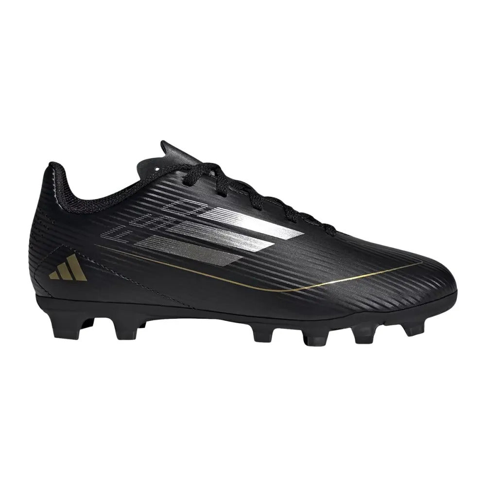 Adidas F50 Club FG Noir/Fer/Or Jeunesse