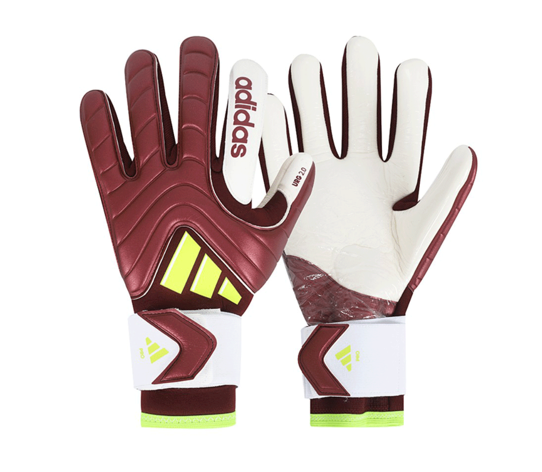 Gants de gardien Adidas Copa Pro Rouge/Blanc/Jaune