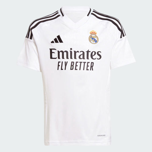Maillot domicile Adidas Real Madrid 24/25 pour jeunes