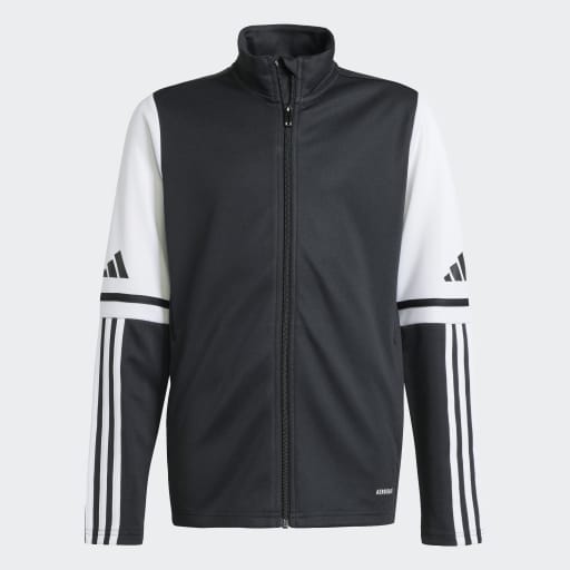 Veste de survêtement Adidas Squadra 25 noire pour jeunes
