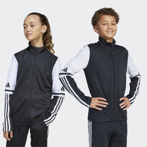 Veste de survêtement Adidas Squadra 25 noire pour jeunes