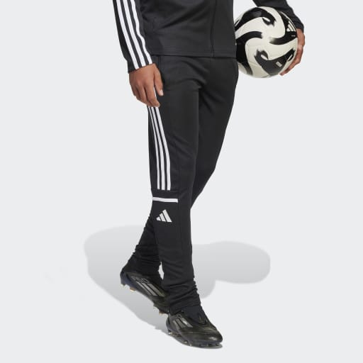 Pantalon de survêtement Adidas Squadra 25 noir pour jeunes