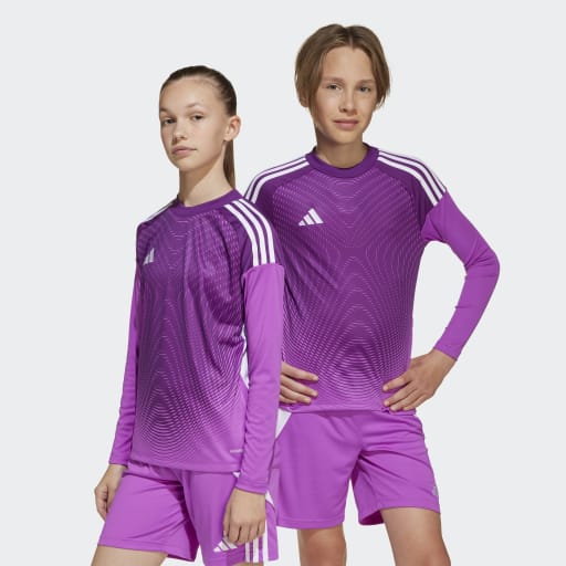 Maillot de gardien de but de compétition Adidas Tiro 25 Purple Burst pour enfant