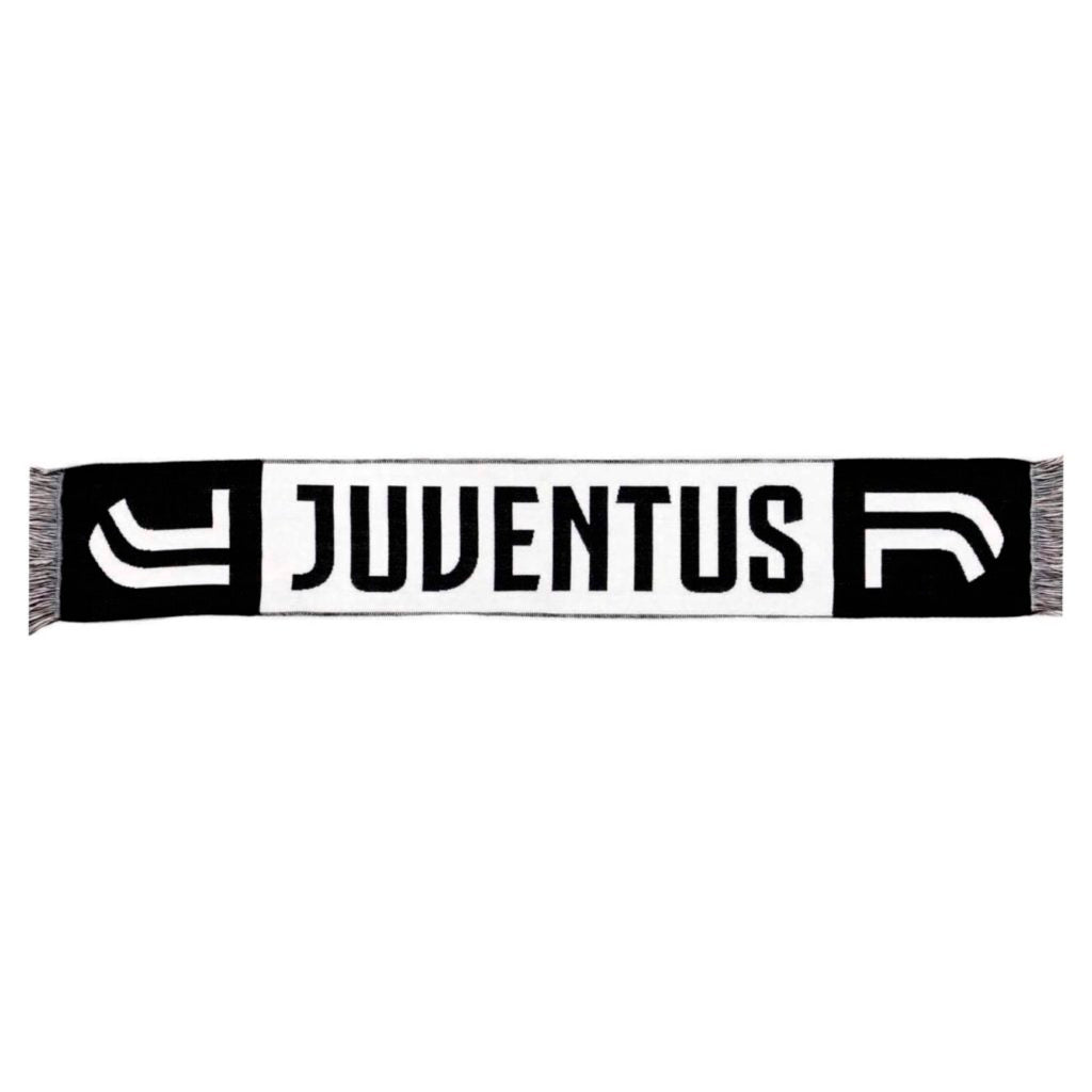 Juventus White & Black Scarf