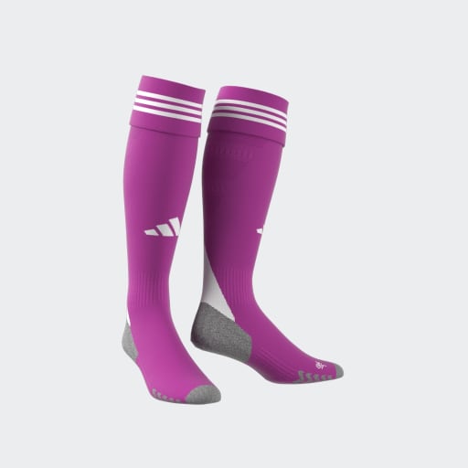 East York SC Adi 25 Goalkeeper Socks Purple Burst