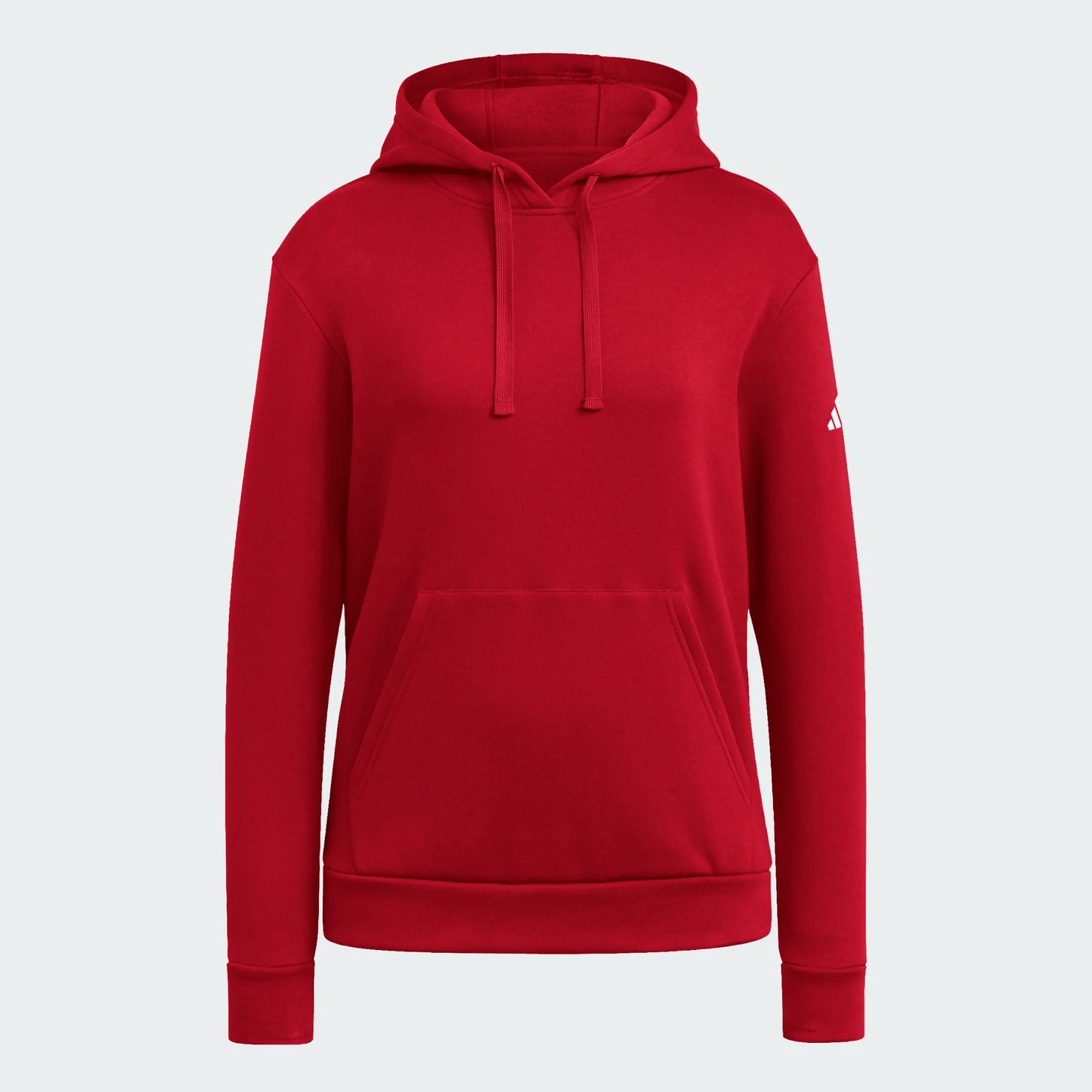Adidas Fleece Hoodie Red Women's