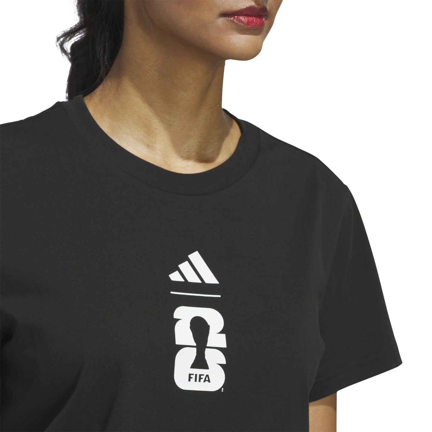 Adidas World Cup Official Match Ball T-Shirt Black Women's