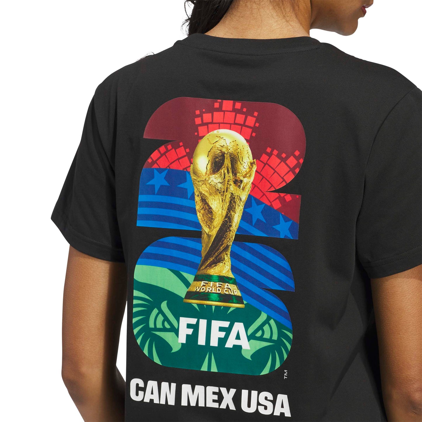 Adidas World Cup Official Match Ball T-Shirt Black Women's