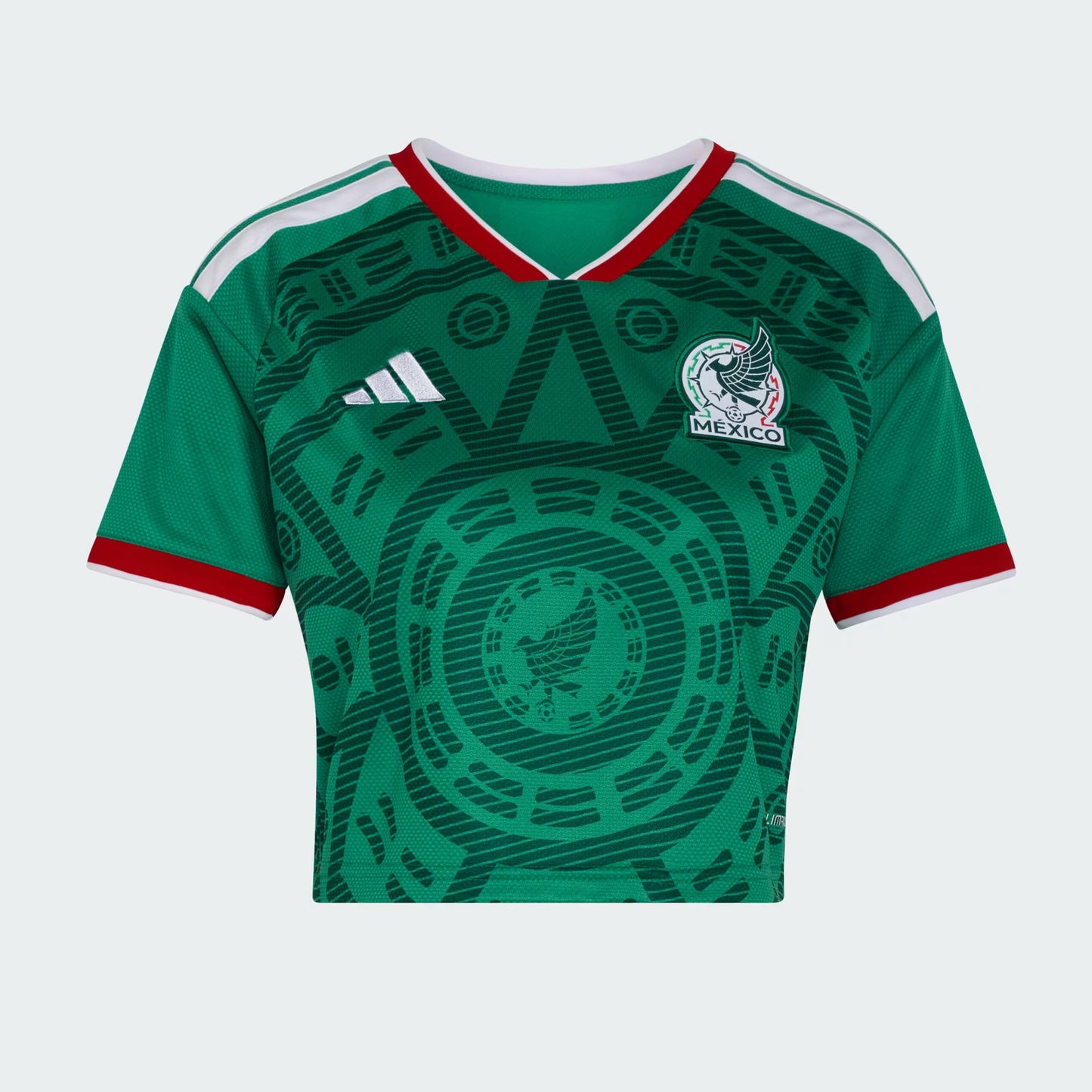Adidas Mexico 2026 Cropped Home Jersey Women's