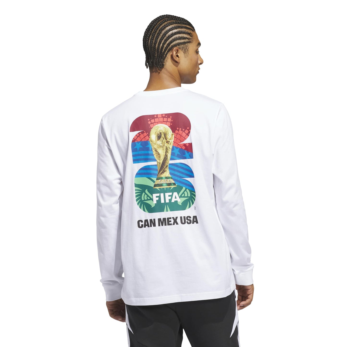 Adidas World Cup Official Match Ball Long Sleeve T-Shirt White