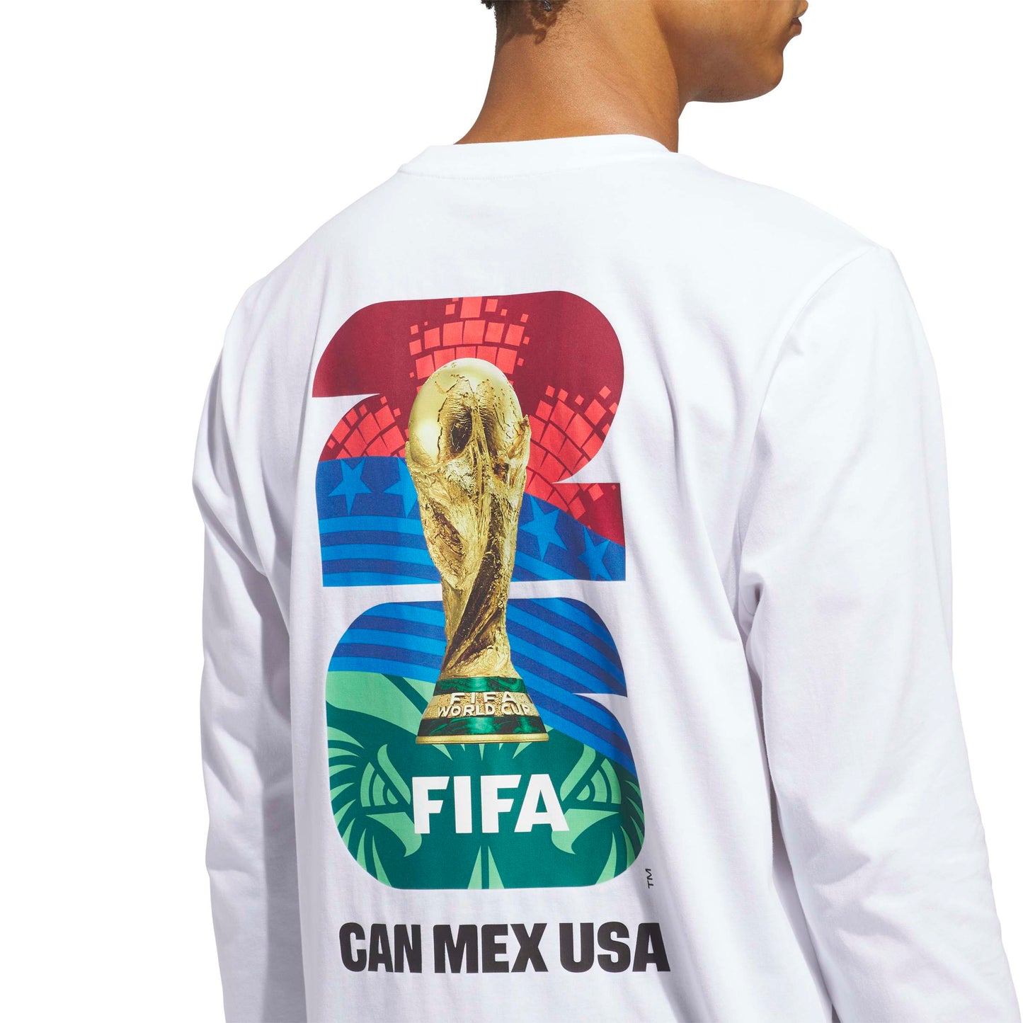 Adidas World Cup Official Match Ball Long Sleeve T-Shirt White