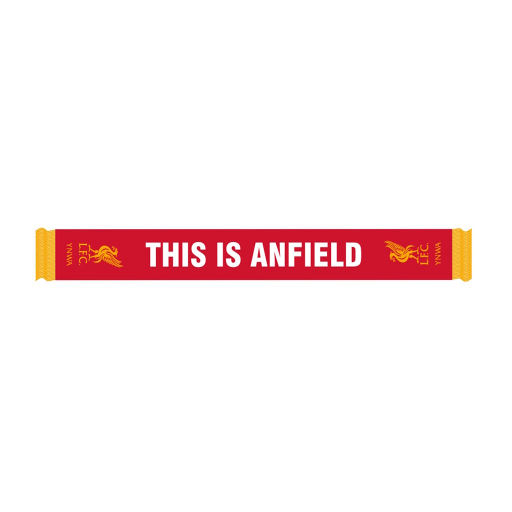 Liverpool Red & Gold This is Anfield Scarf