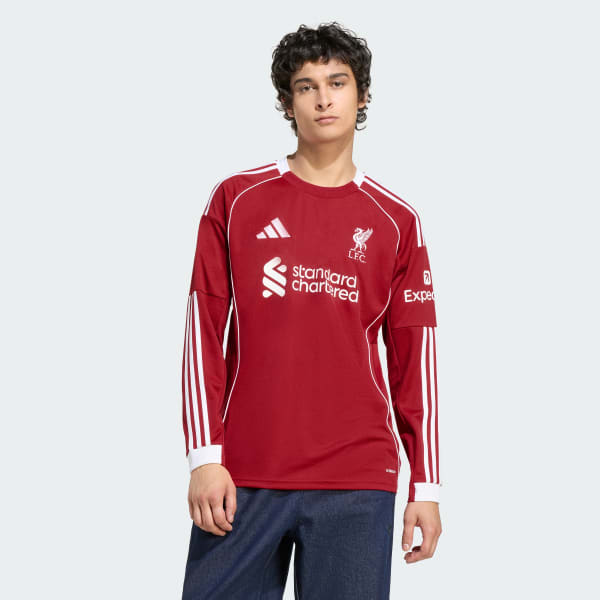 Adidas Liverpool 25/26 Long Sleeve Home Jersey
