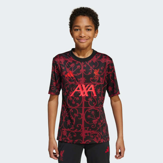 Adidas Liverpool 25/26 Pre-Match Jersey Youth