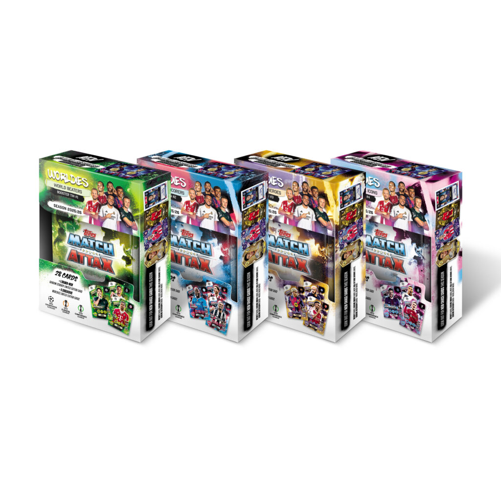 Topps Match Attax 25/26 UEFA Champions League Cards Mini Tin (32 Cards + Third Le)