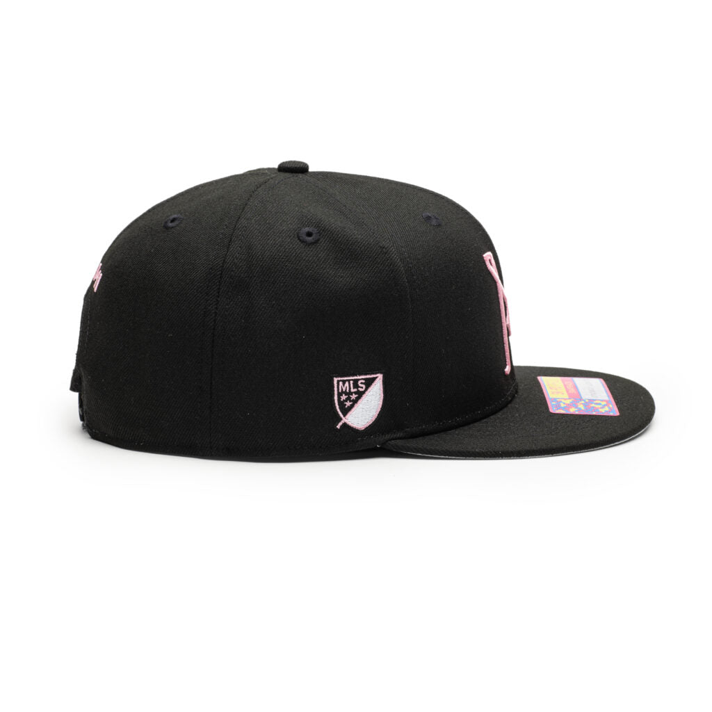 Inter Miami Black Dawn Snapback Cap