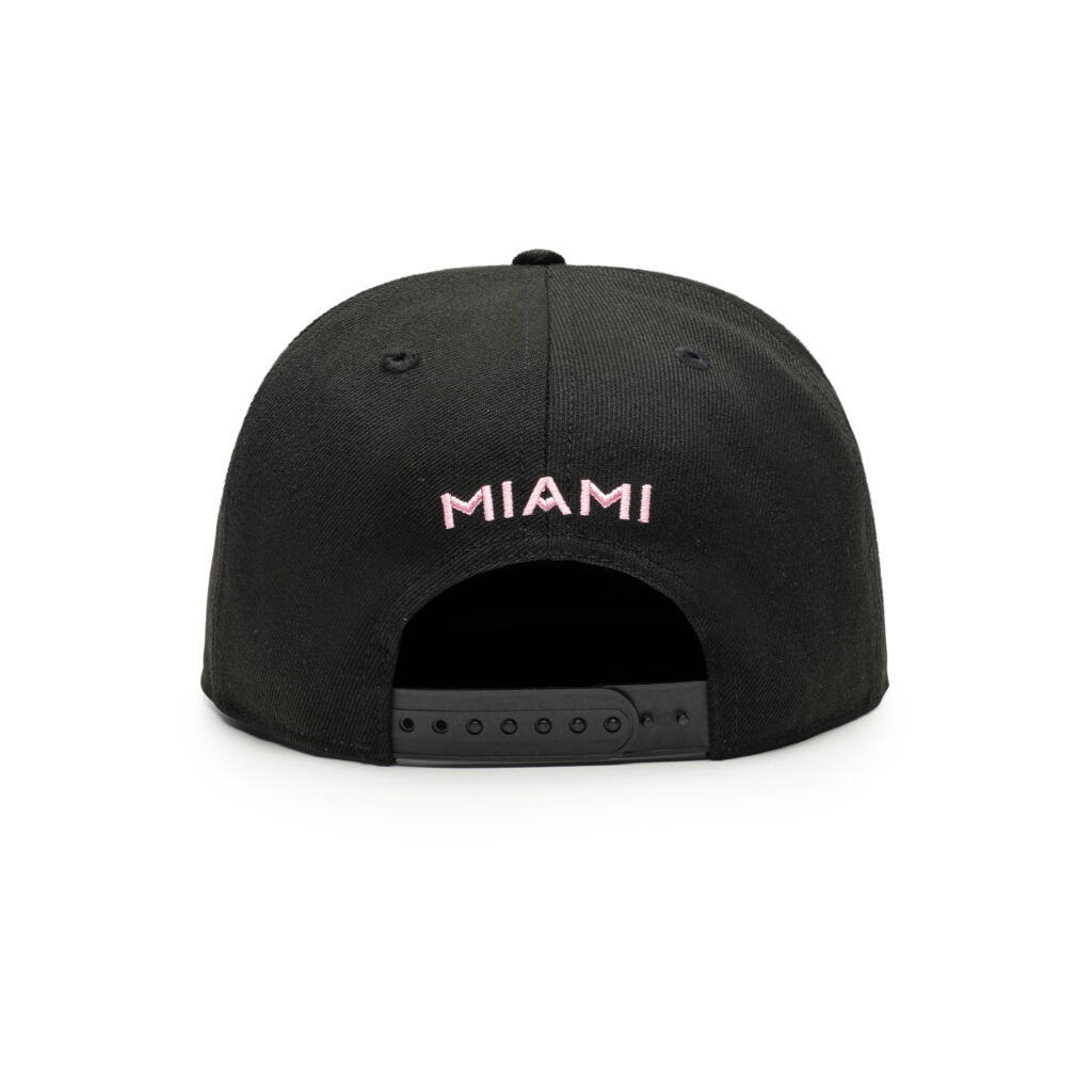 Inter Miami Black Dawn Snapback Cap