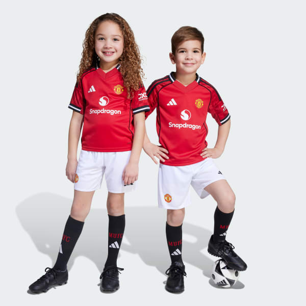 Adidas Manchester United 25/26 Mini-Kit Home Jersey