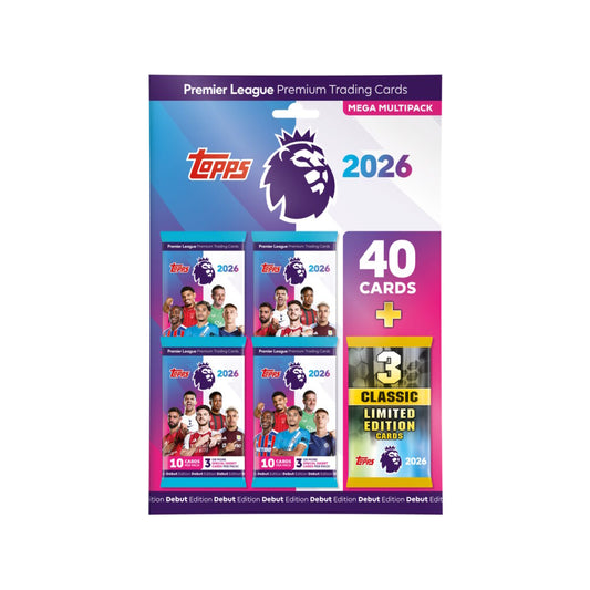 Topps 25/26 Premier League Debut Edition Cards - Mega Multipack
