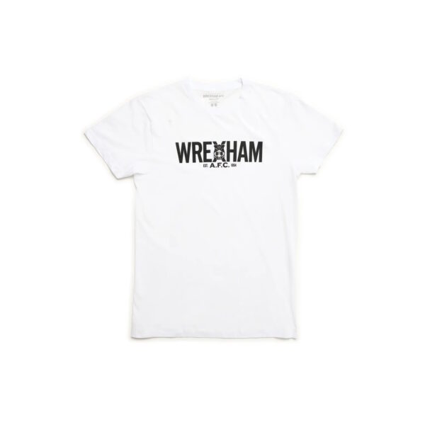 Wrexham White Logo T-Shirt
