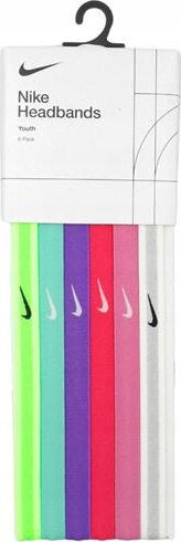 Nike Swoosh Sports Headbands 6 Pack Youth