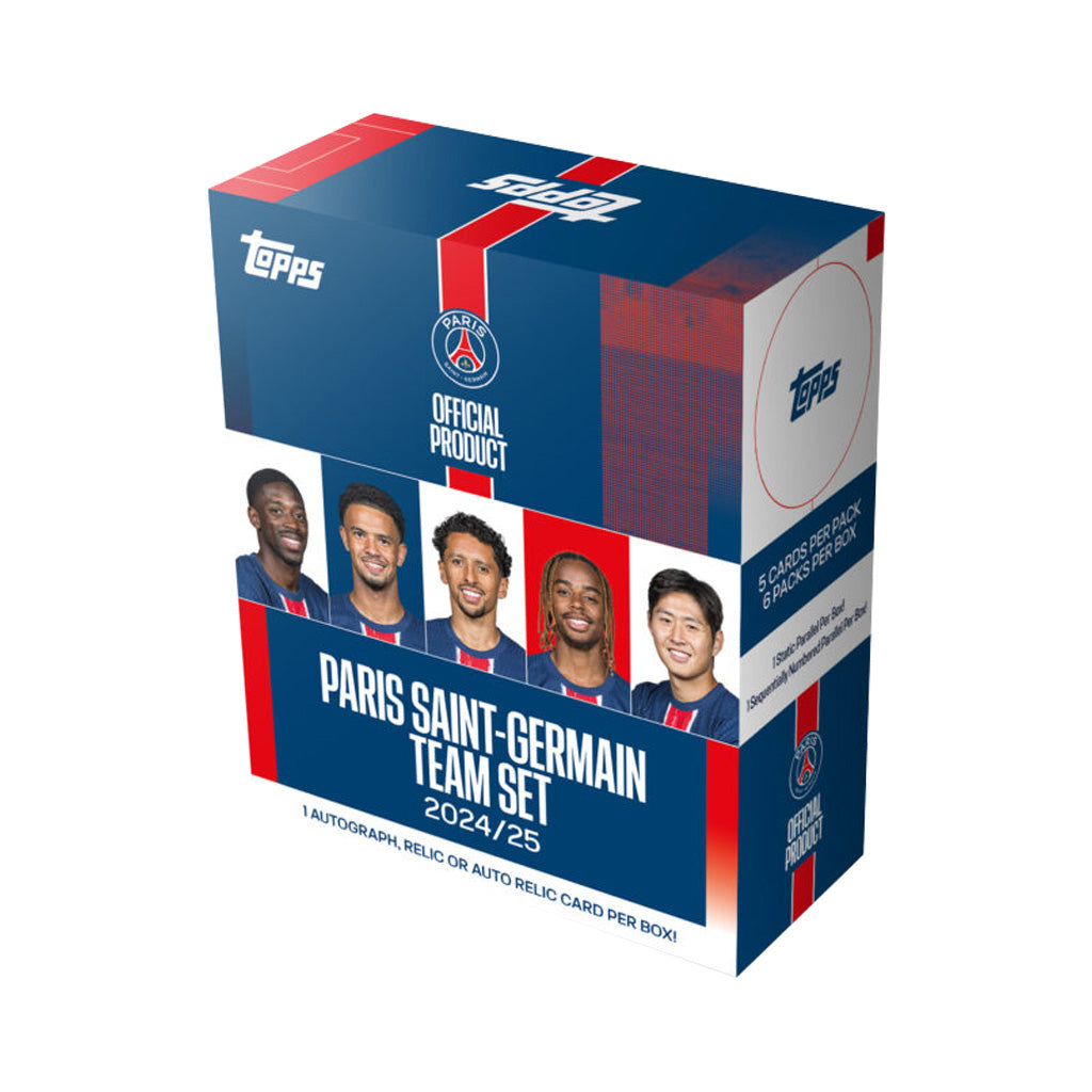 Topps 2024/25 Paris Saint-Germain Team Set Box