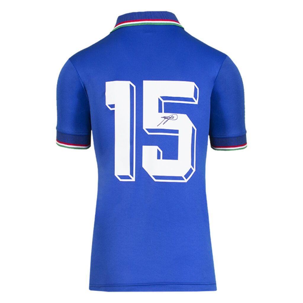 Roberto Baggio Authentic Signed 1990 Italy Home Jersey