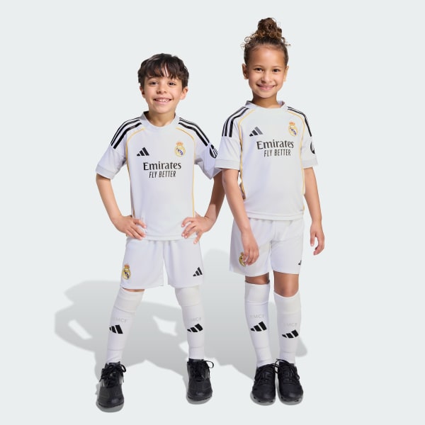 Adidas Real Madrid Home Jersey Mini Kit